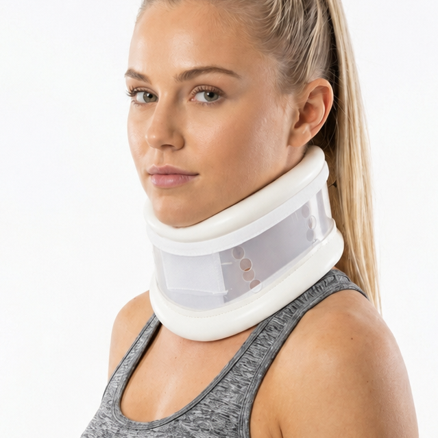 Gral Medical - Adjustable Height Cervical Collar ( Qafore cervikale me lartesi te rregullueshme dhe mbeshtetje per mjekren ) | Kodi 0103