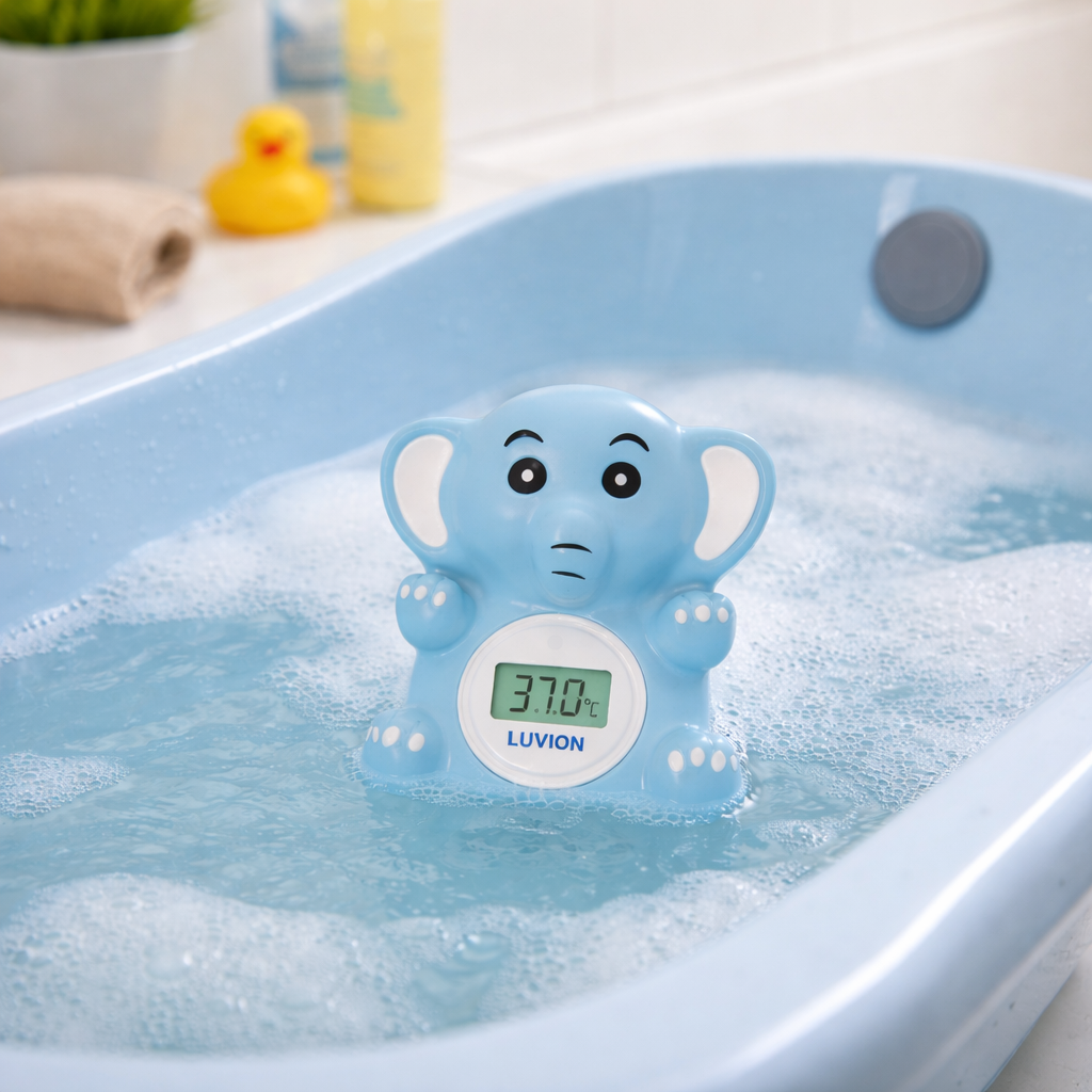 LUVION Baby Bath Thermometer Elephant ( termometer uji)