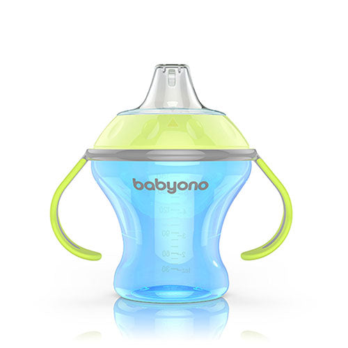 Babyono - Non-spill cup with soft spout 180ml