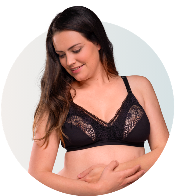 Carriwell Soft As Silk Nursing Bra – Black (Reçipeta për gjidhënie e butë si mendafsh)