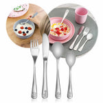 Growing Stainless steel cutlery set, 4 pcs
