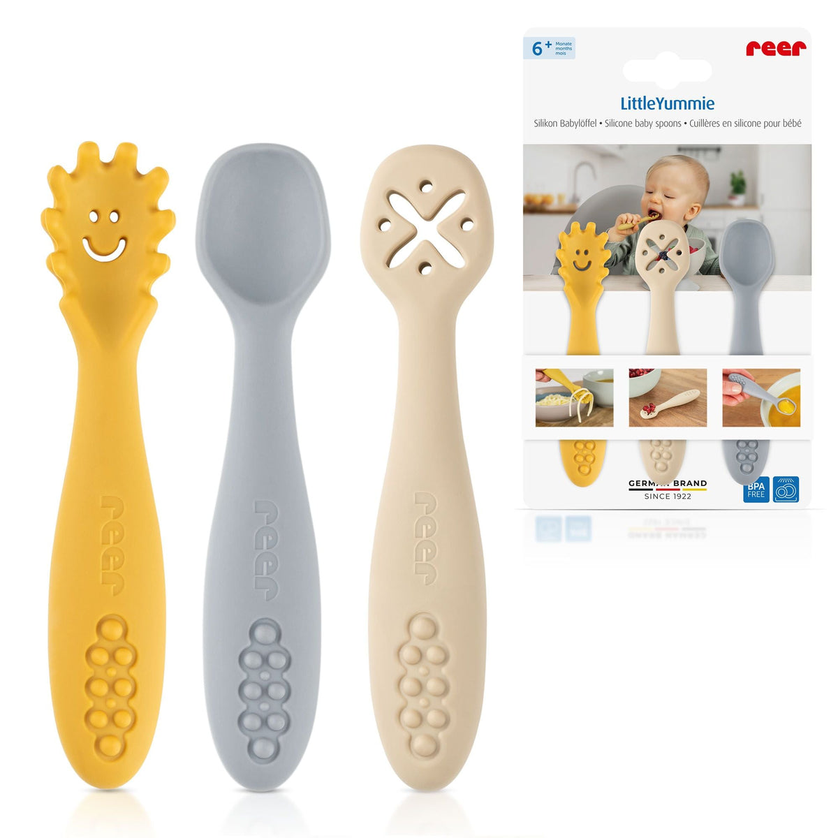 LittleYummie Silicone baby spoon