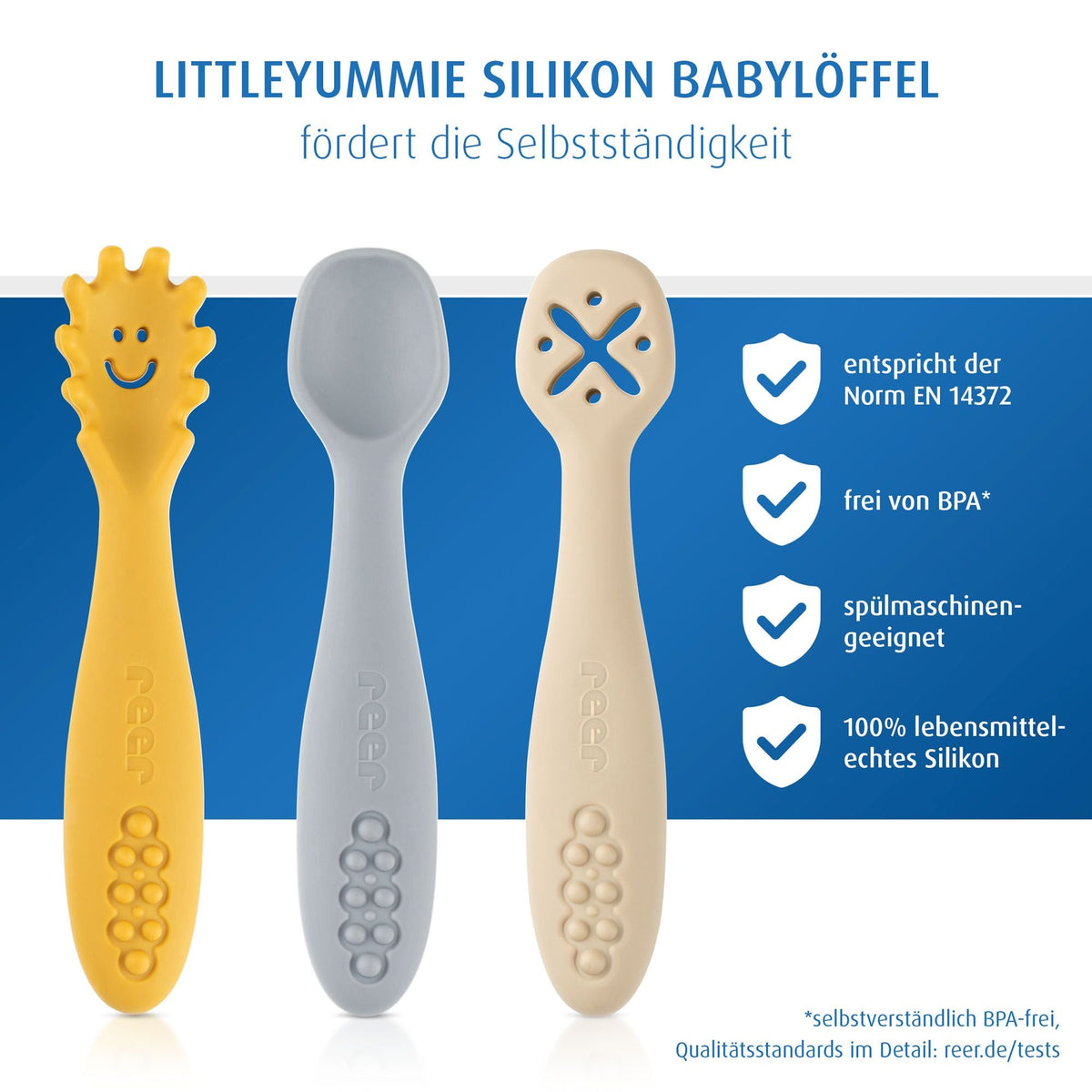 LittleYummie Silicone baby spoon