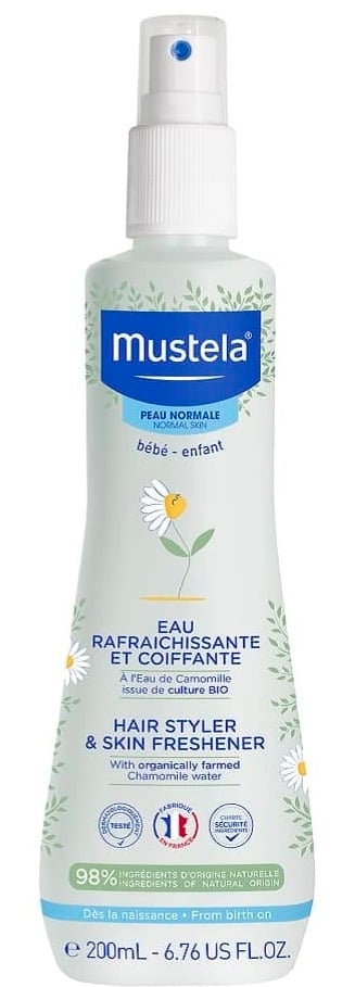 Mustela Eau Rafraîchissante et Coiffante – Ujë freskues dhe stilues për flokët e bebeve dhe fëmijëve (200ml)