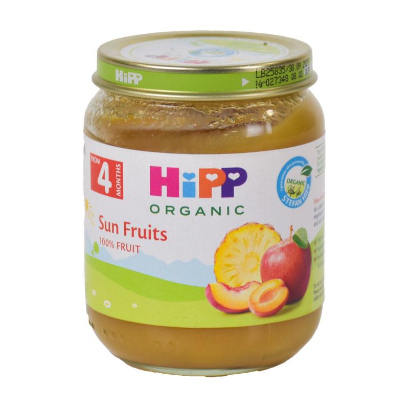 HiPP Organic Sun Fruits Preparation (100 % pure frutash, nga 4+ muajsh, 125 g)