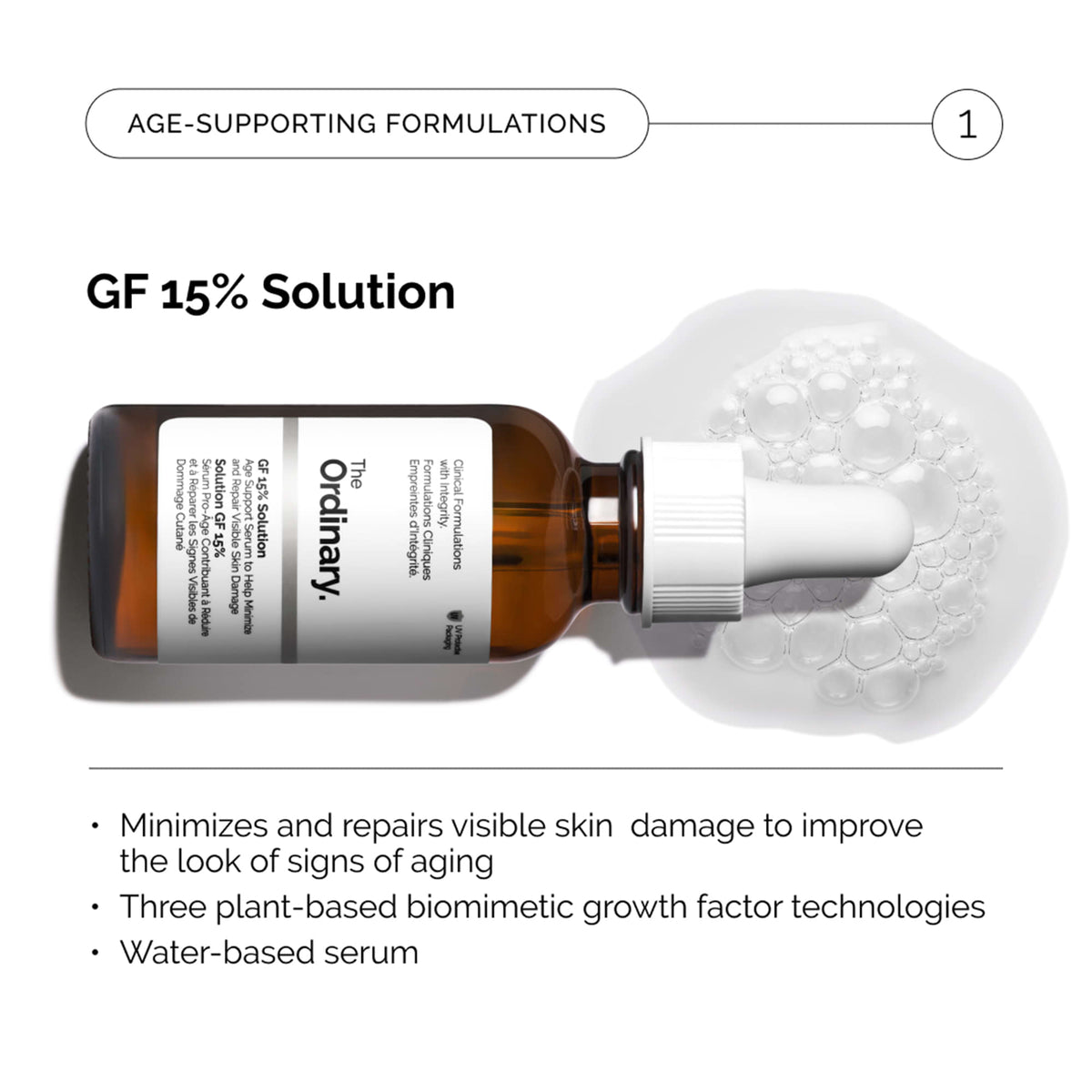 The Ordinary – GF 15% Solution (Growth Factors Serum) 30 ml