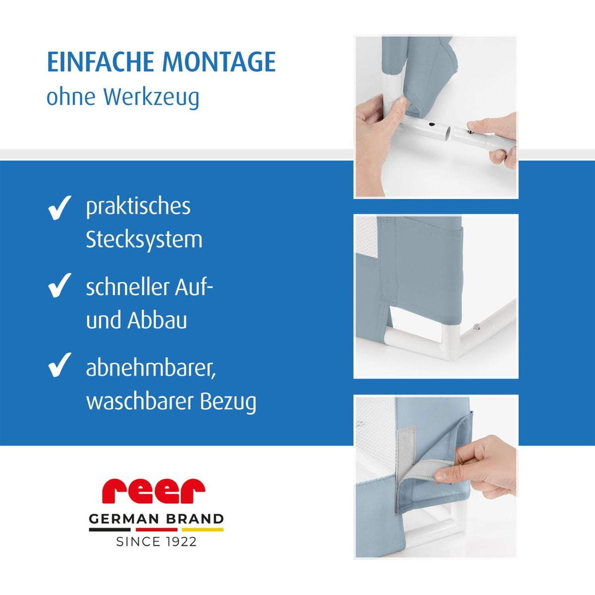 Sleep'n Keep bed rail, for beds 150 cm - 210 cm