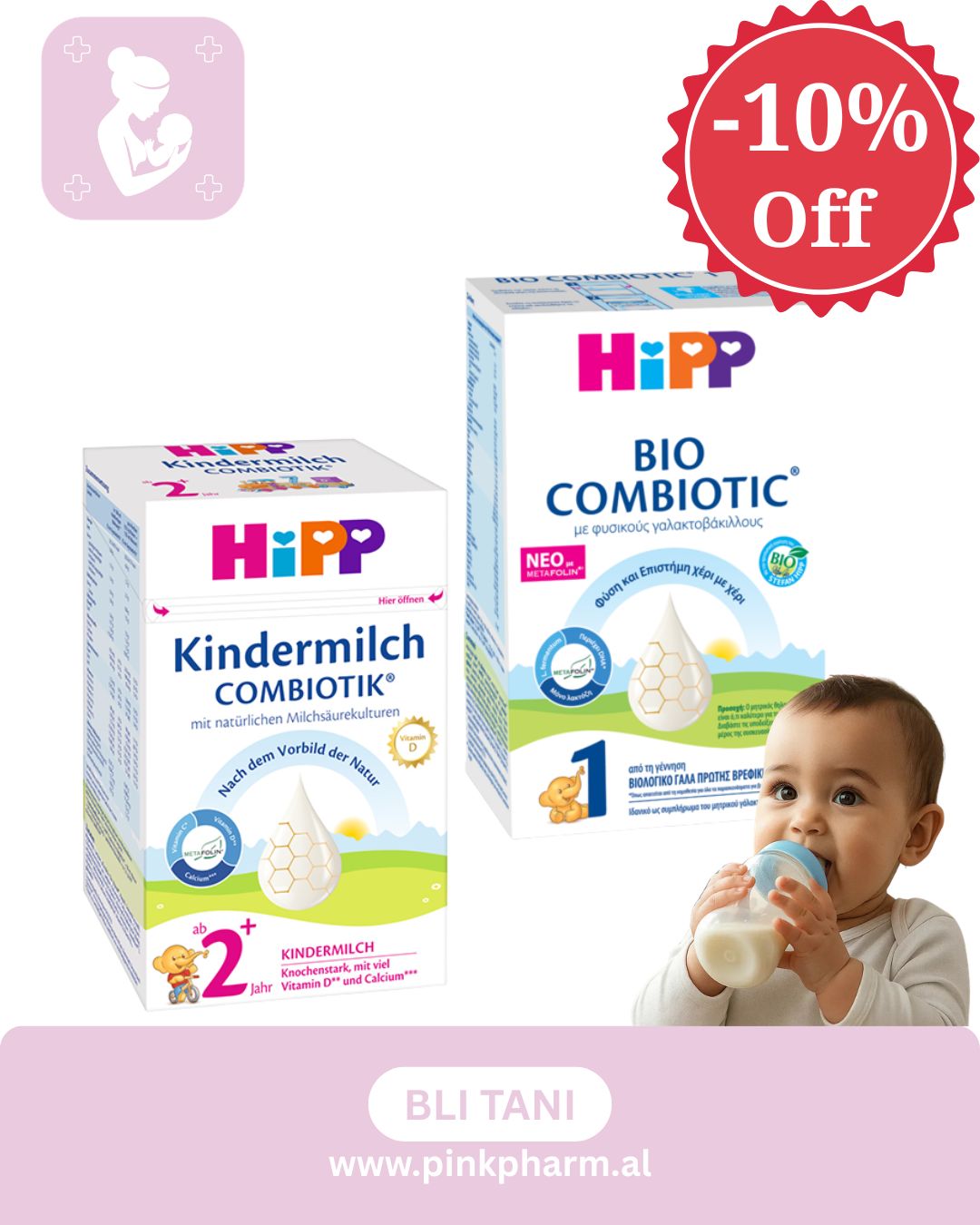 Hipp – Qumësht combiotic 1 (0-6m)