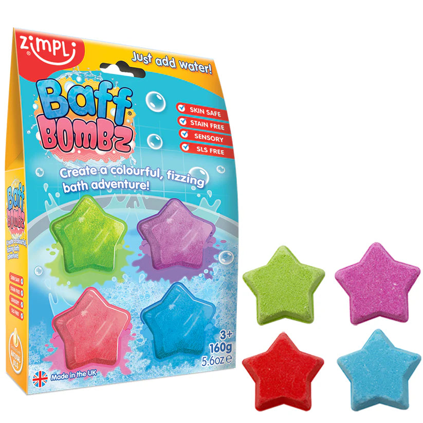 Zimpli - Star Baff Bombz ( 4 pack )