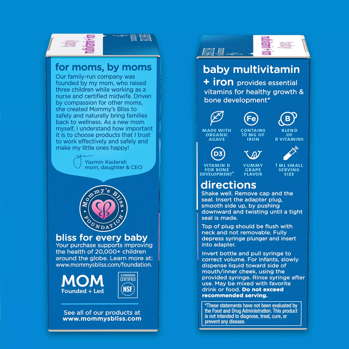 Mommy's Bliss-Baby Multivitamin + Iron