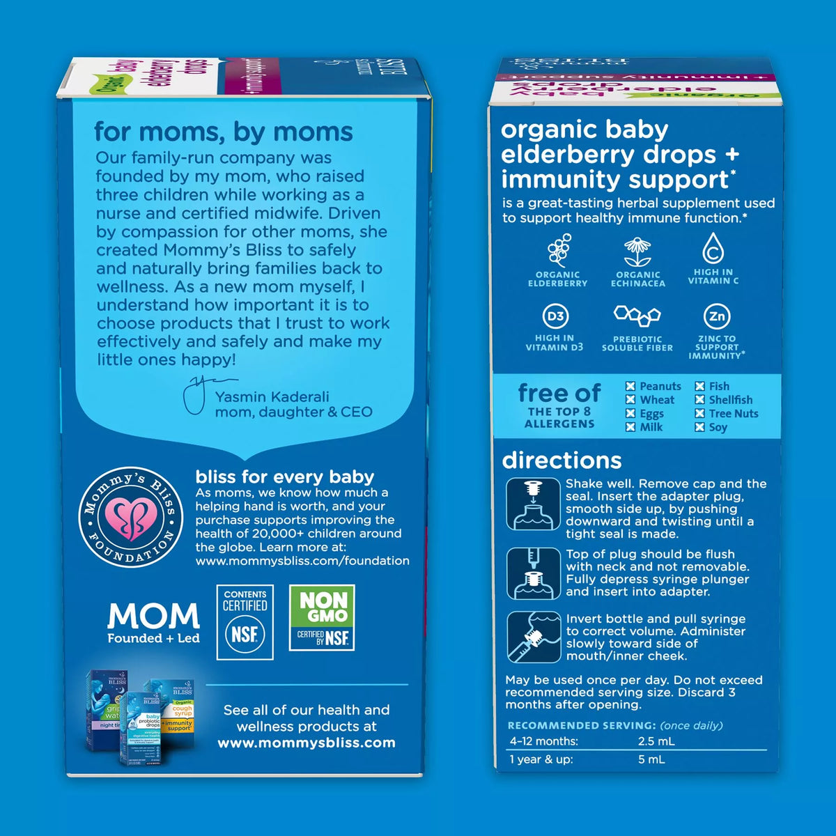 Mommy's Bliss - Baby Elderberry Drops 4m+