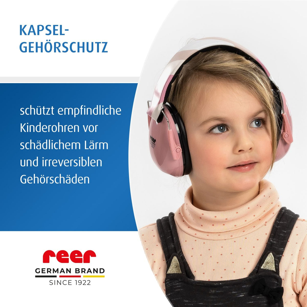 SilentGuard Kids capsule ear protectors, pink