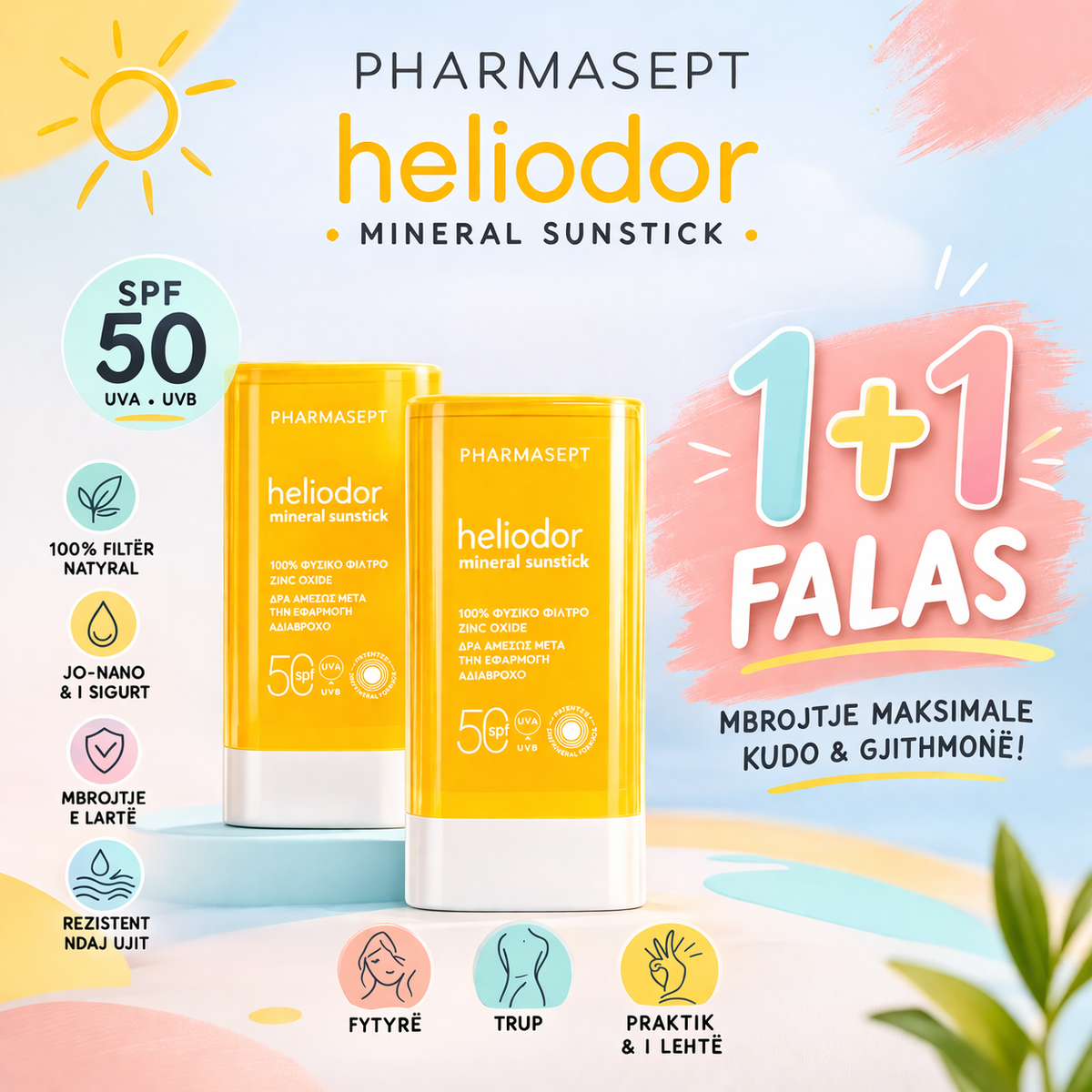 Pharmasept Heliodor Mineral Sun Stick