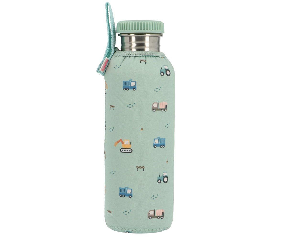 Tutete Steel Bottle with Trucks Cover 750ml(Termues)