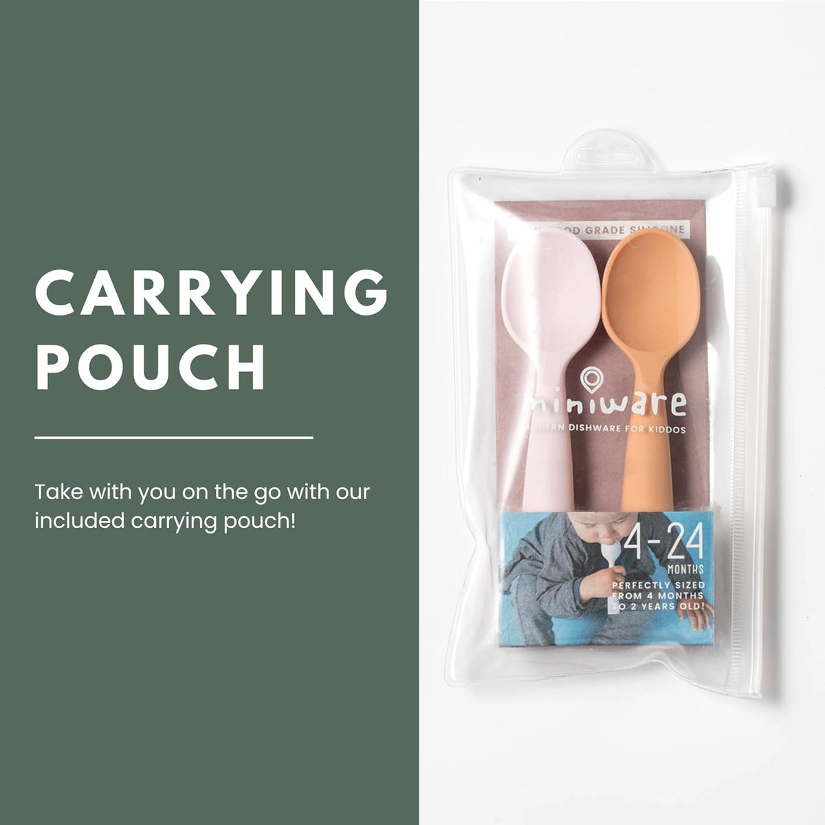 Training Spoon 2-pack (Toffe/Cotton Candy) Miniware