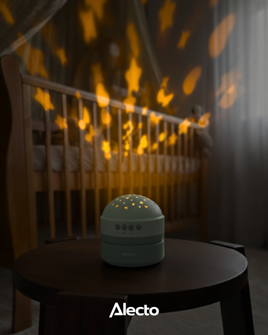 Alecto – White Noise Machine & Projector (2 në 1) zhurma te bardha