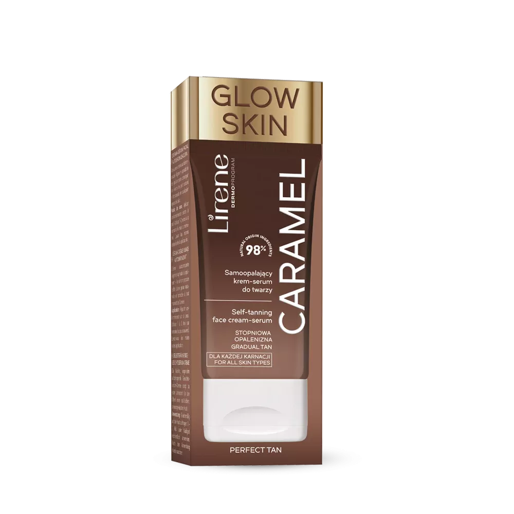 Lirene Self-tanning face cream-serum CARAMEL