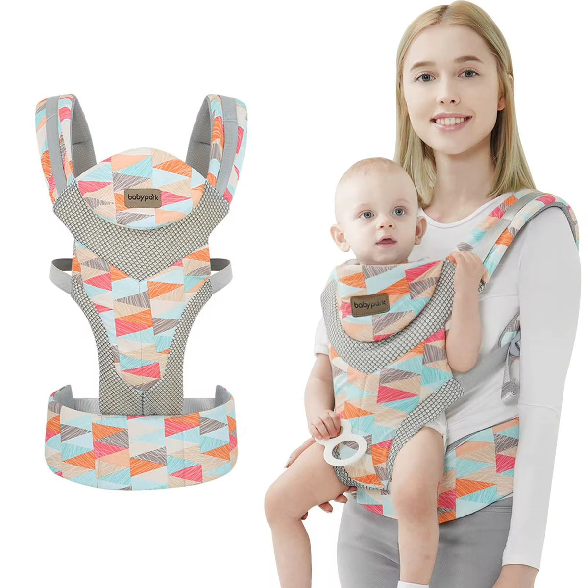 Mbajtëse Bebesh “BabyPark” – Komfort & Praktikë për Prindërit Aktivë