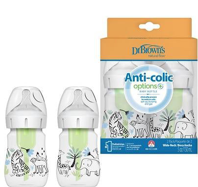 Shishe Anti-Colic Options+ me dizajn xhungle, 150 ml, 2 copë