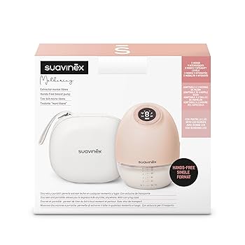 Suavinex – Pompë Gjiri Portative, Pa Duar, Pa Kabull, me Bateri dhe 3 Modalitete