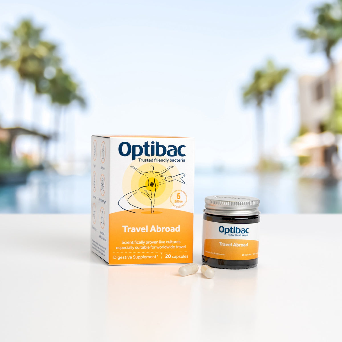Optibac Travel Abroad (20 kapsula)