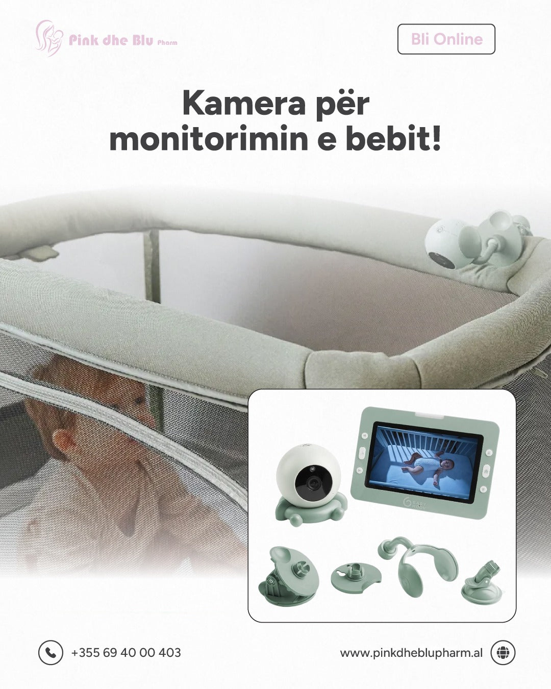 Babymoov Baby monitor with camera YOO Roll