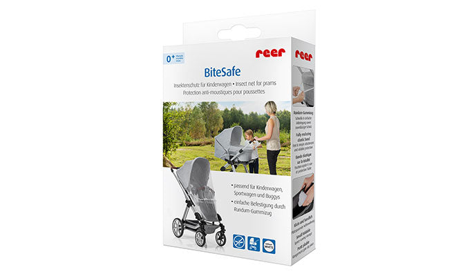 BiteSafe mosquito net for stroller, white