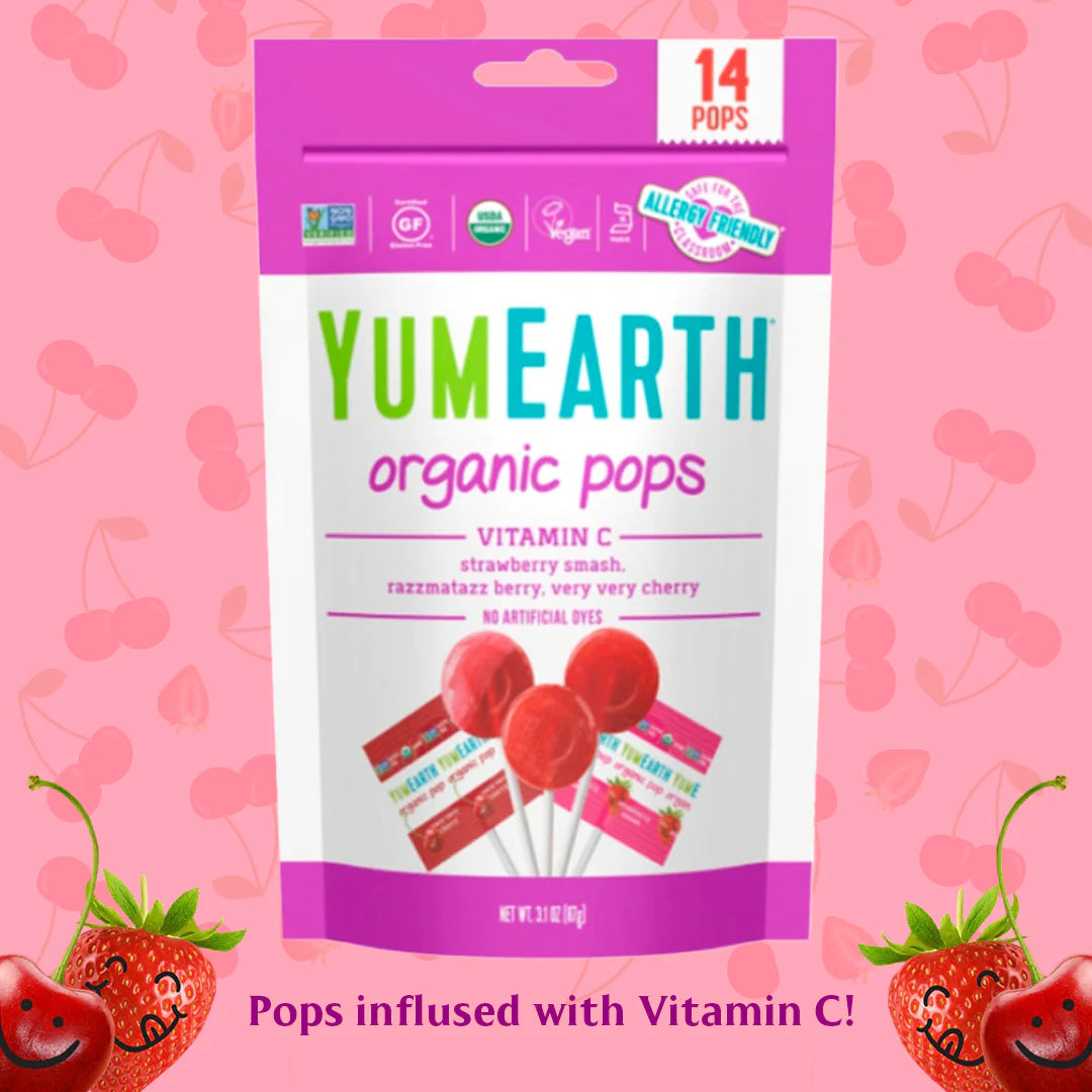 Yum Earth - Vit C pops
