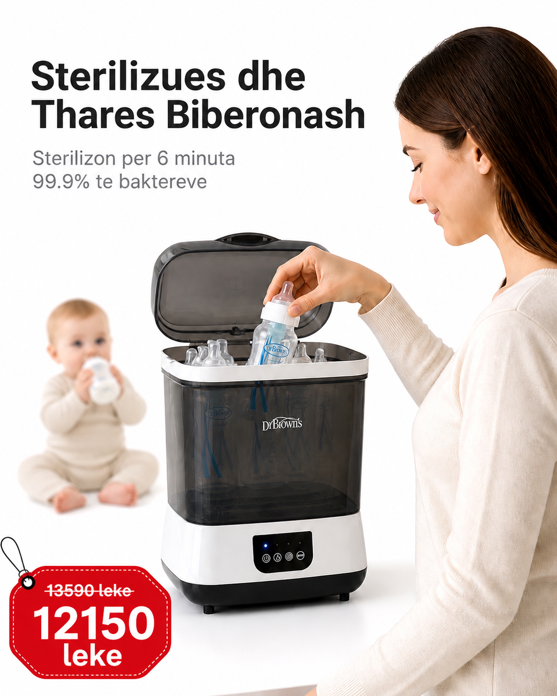 Sterilizues dhe Thares Dr Brown's