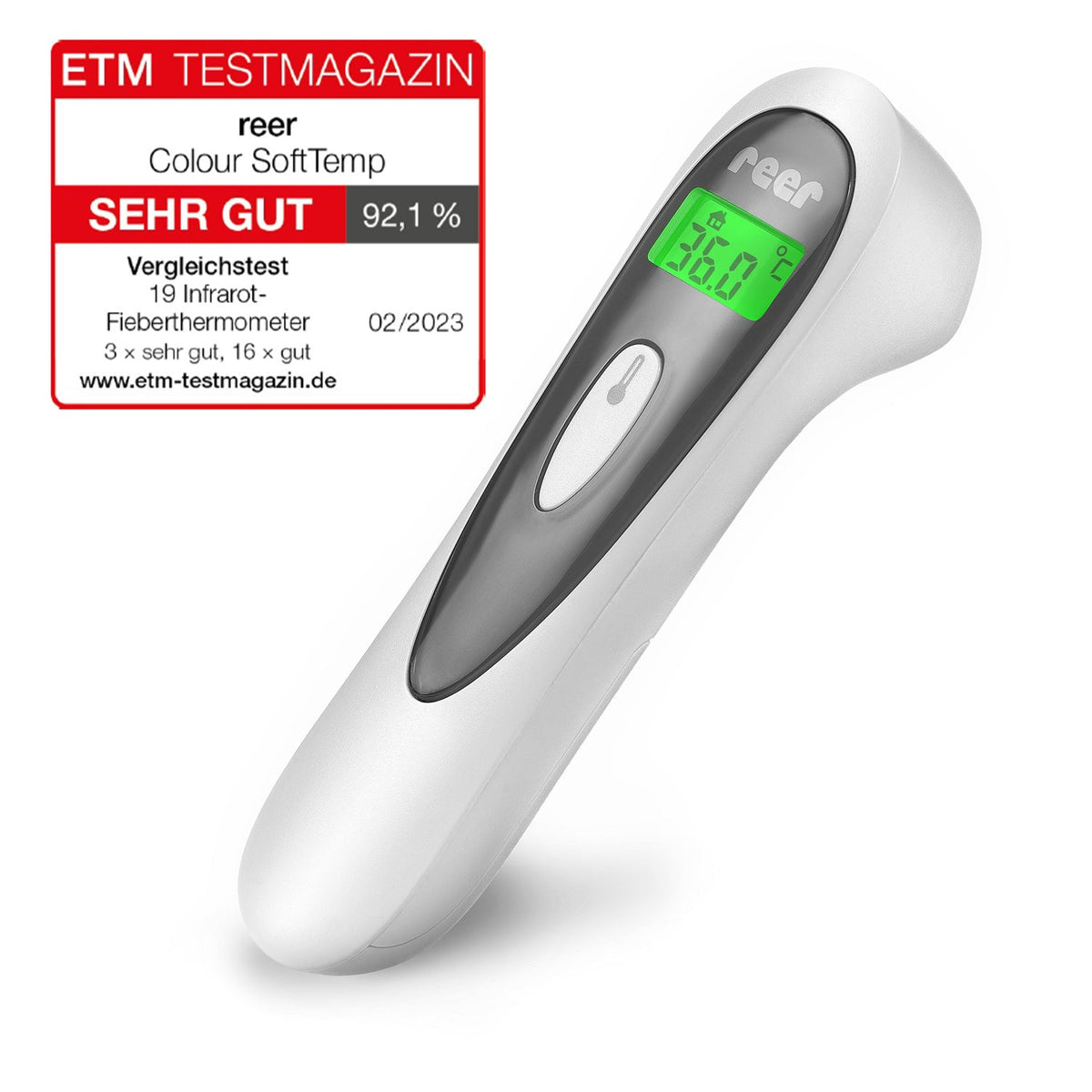 Colour SoftTemp 3in1 contactless infrared thermometer