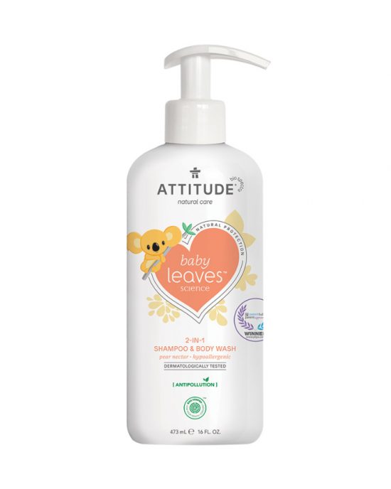 Attitude- BABY 2in1 SHAMPOO PEAR