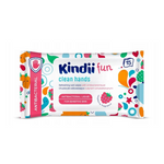 Cleanic Kindii Hygienics Fun Refreshing Wet Wipes Antibacterial ,15pcs