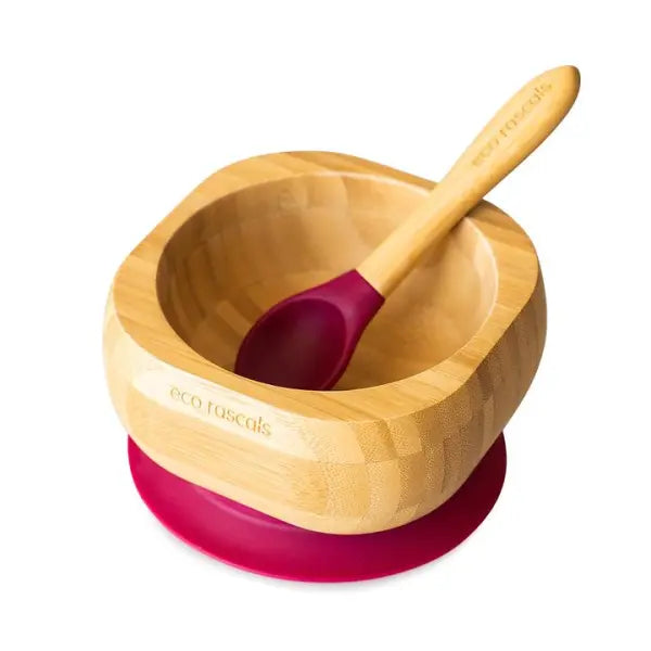 Eco Rascals- BAMBOO SUCTION BOWL & SPOON