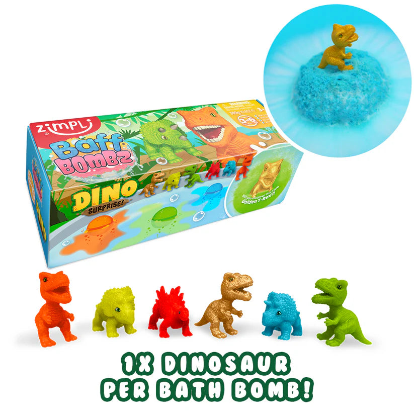 Zimpli - Dino Surprise Baff Bombz ( 3 Pack )