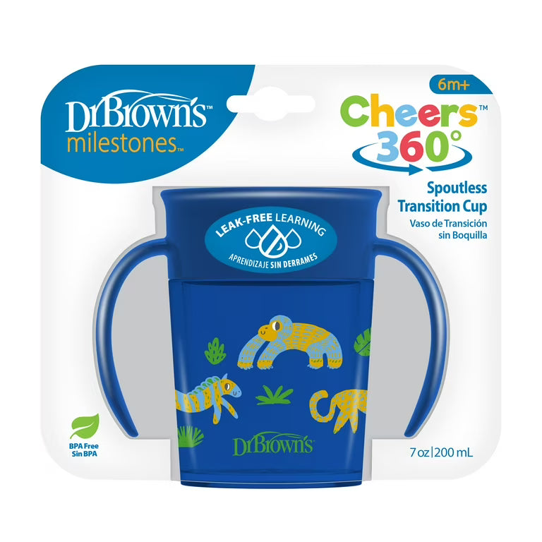 Dr Brown's Gota 360° me doreza 200 ml ,6m+ (gote trajnuese)