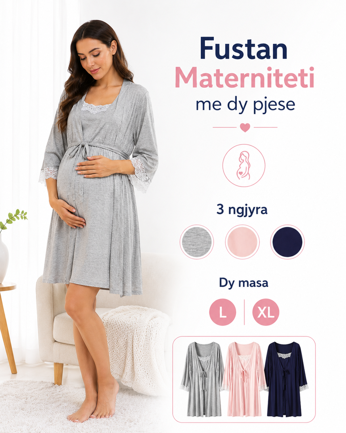 Set Fustan Per Lindje/Gjidhenie