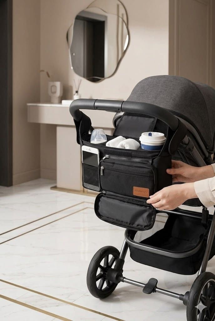 Momcozy - Stroller Organizer with Cup Holders