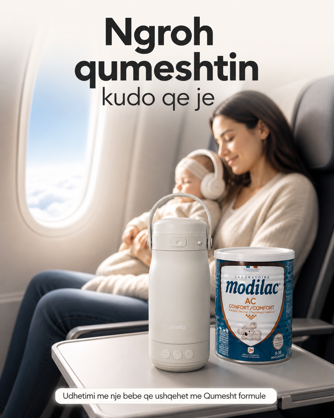 Nuvita Portable Milk Warmer and Water Kettle Hot'n'Go (ngrohes portativ)