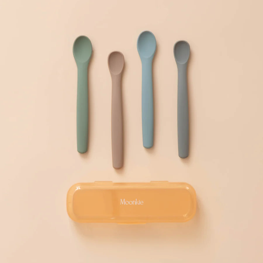 Silicone feeding spoon(all colors)
