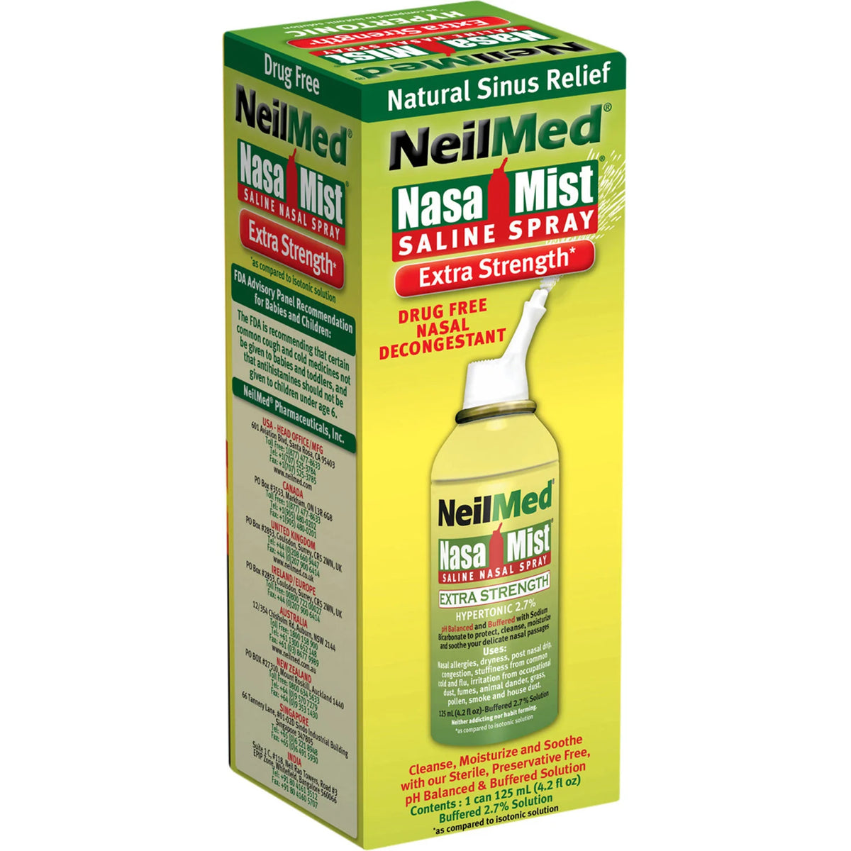 NeilMed - Nasal Mist Extra Strength Hypertonic 125 ml