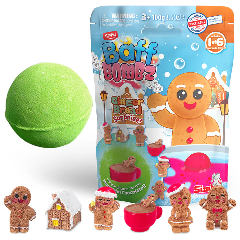 Zimpli - Ginger Bread Surprise Baff Bombz
