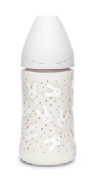 Suavinex - Premium polyamide wide neck bottle with round teat 270ml