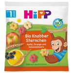 HiPP Bio Knabber Sternchen – Yje me Mollë, Portokall dhe Rrëshirë