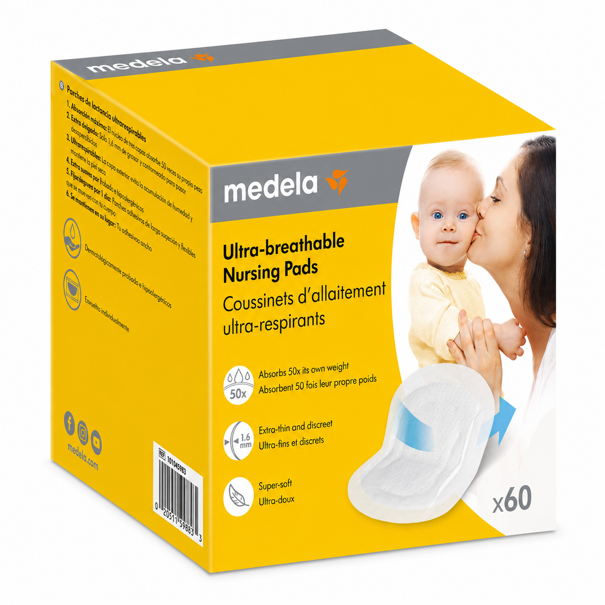 Medela - Ultra-Breathable Nursing Pads ( kupeta gjiri )