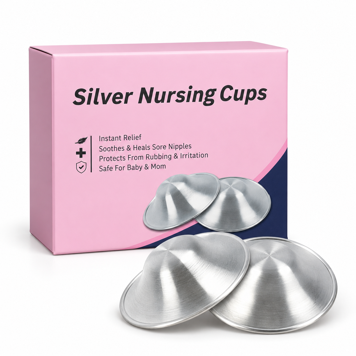 Silver Nursing Cups – Kupa Argjendi per kokat e gjirit