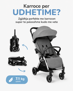 Kikkaboo EdenKarrocë Premium me Palosje, per udhetim dhe shetitje