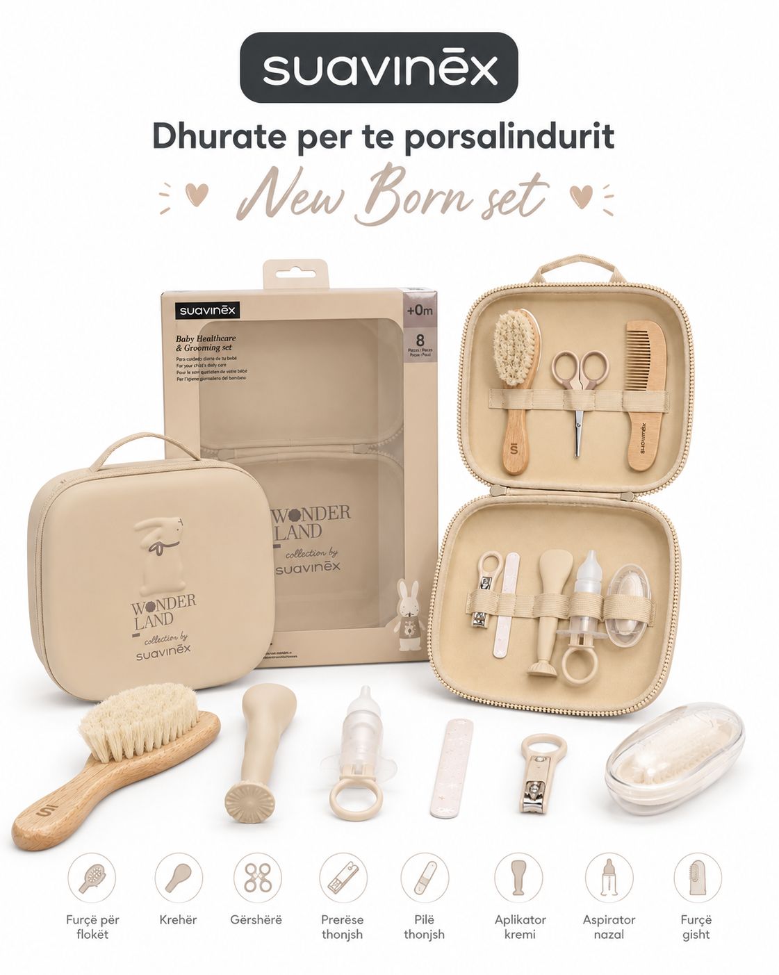 Suavinex - Baby Healthcare & Grooming Set Wonderland (0m+)
