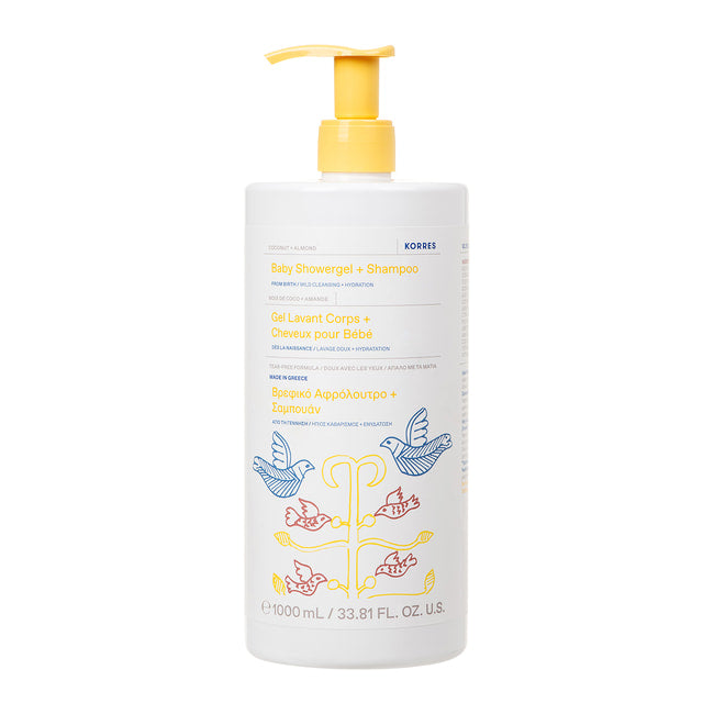 Korres - Baby Showergel + Shampoo 1000ml