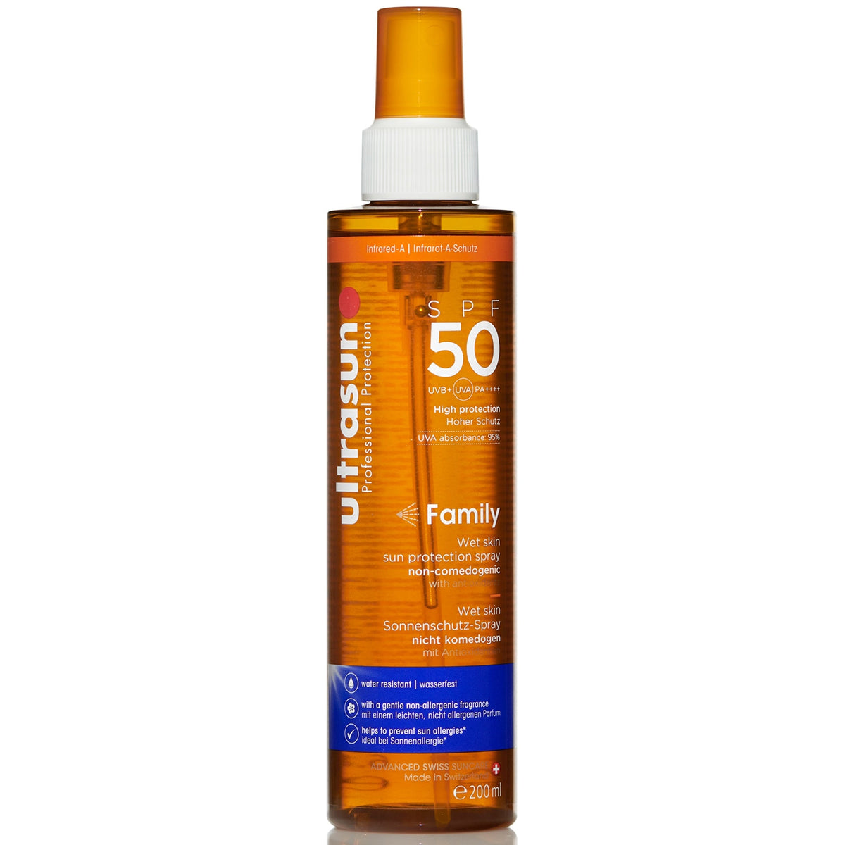 Ultrasun - Family Wet Skin Spray Spf 50