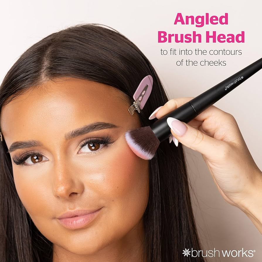 Brushworks - No. 7 Angled Blush Brush